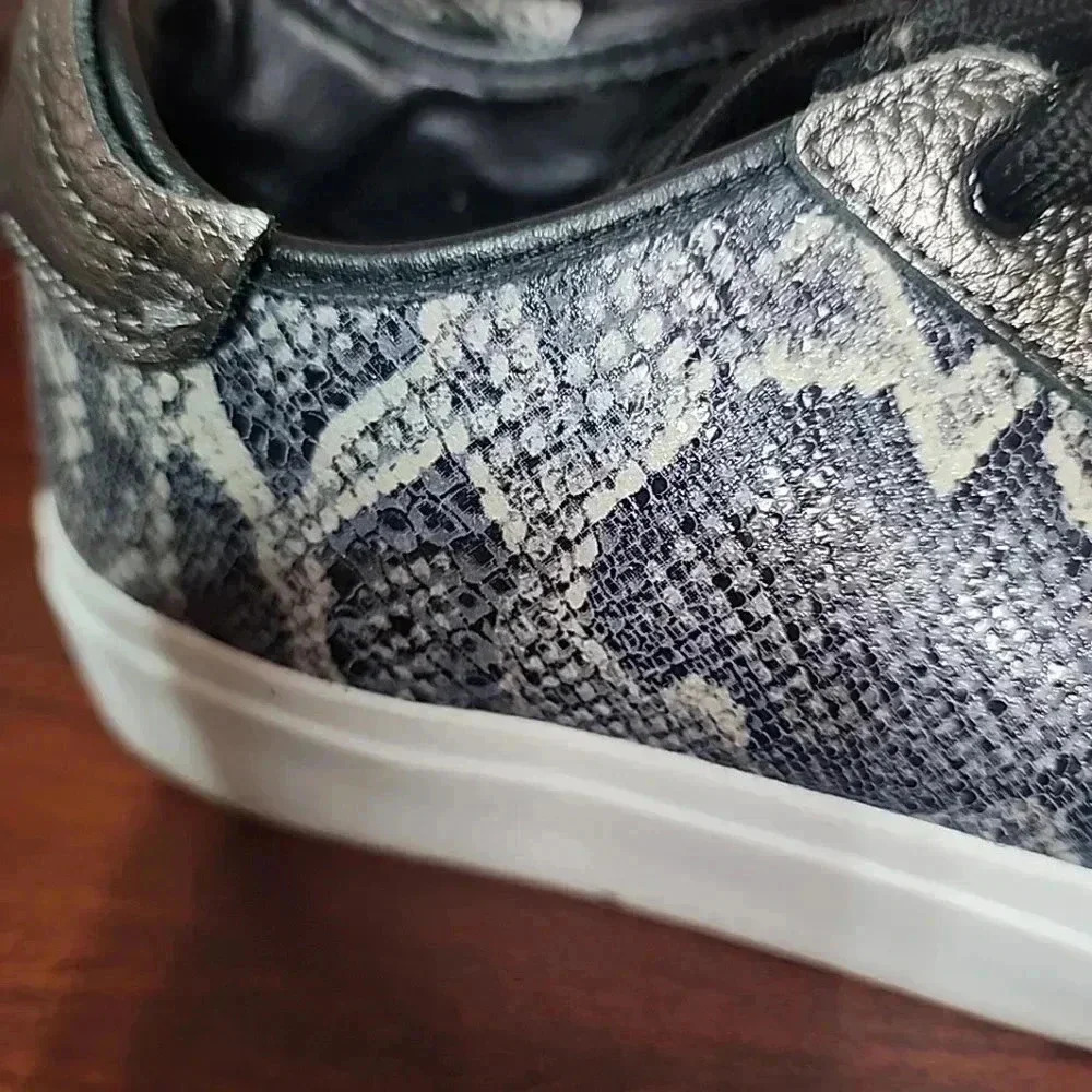 Dkny Women's Reesa Lace Up Sneakers Multi Color Animal Print Size 7.5 - Picture 5 of 13